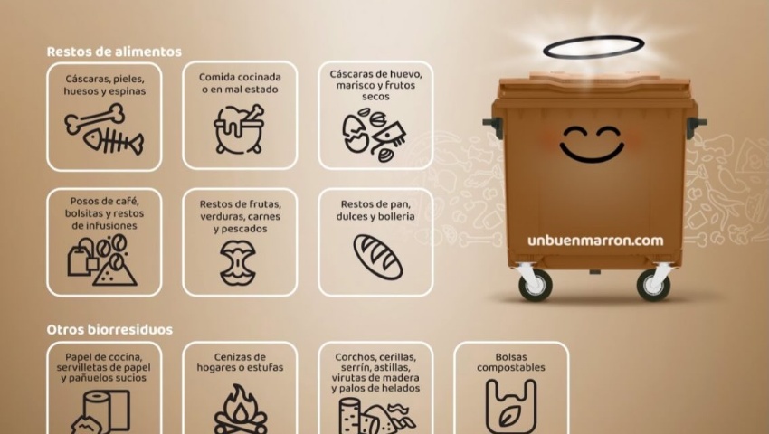 Nuevo Contenedor Marrón en Víznar