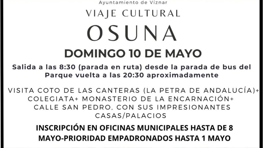 Viaje Cultural a Osuna