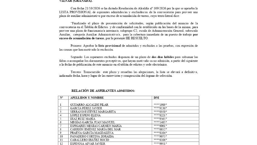ANUNCIO LISTAS PROVISIONALES.report (2)_page-0001