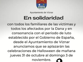 En solidaridad con los familiares de las víctimas y afectados por la dana