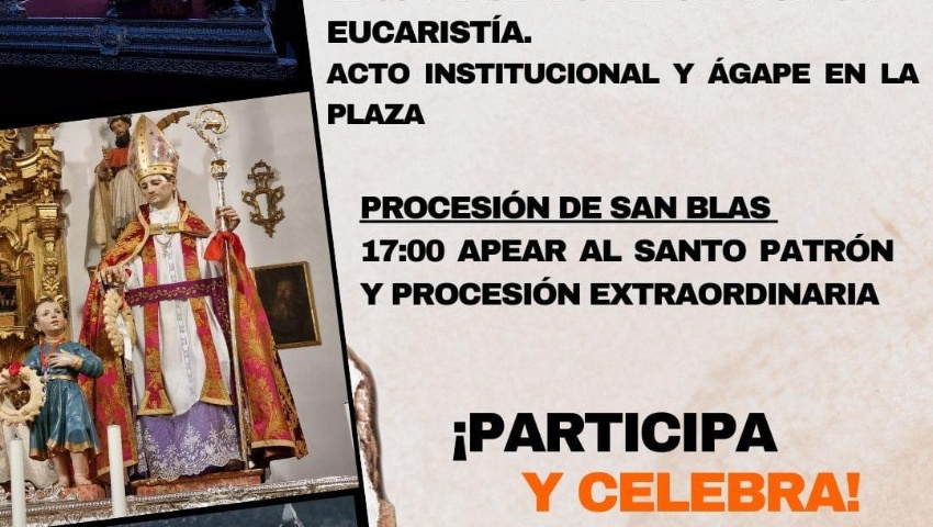 Reapertura Iglesia Parroquial y Procesión de San Blas