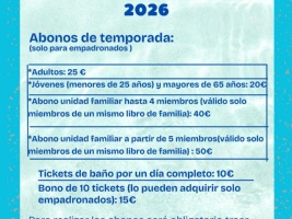 Piscina Municipal 2026